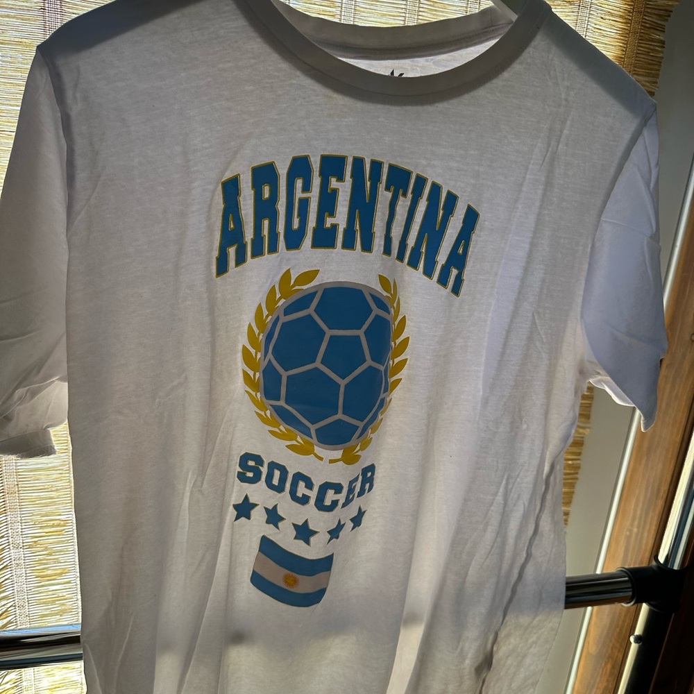 Argentina Football Soccer Team T-Shirt Size XXL